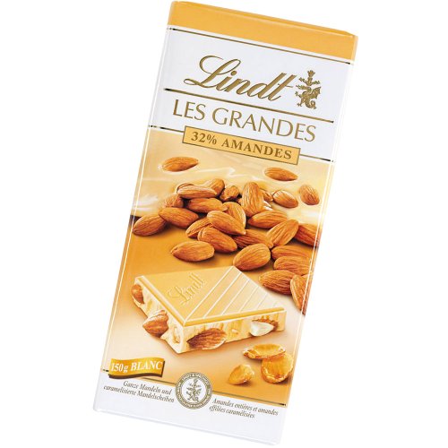 Cioccolato tavoletta les grandes lindt blan 34%