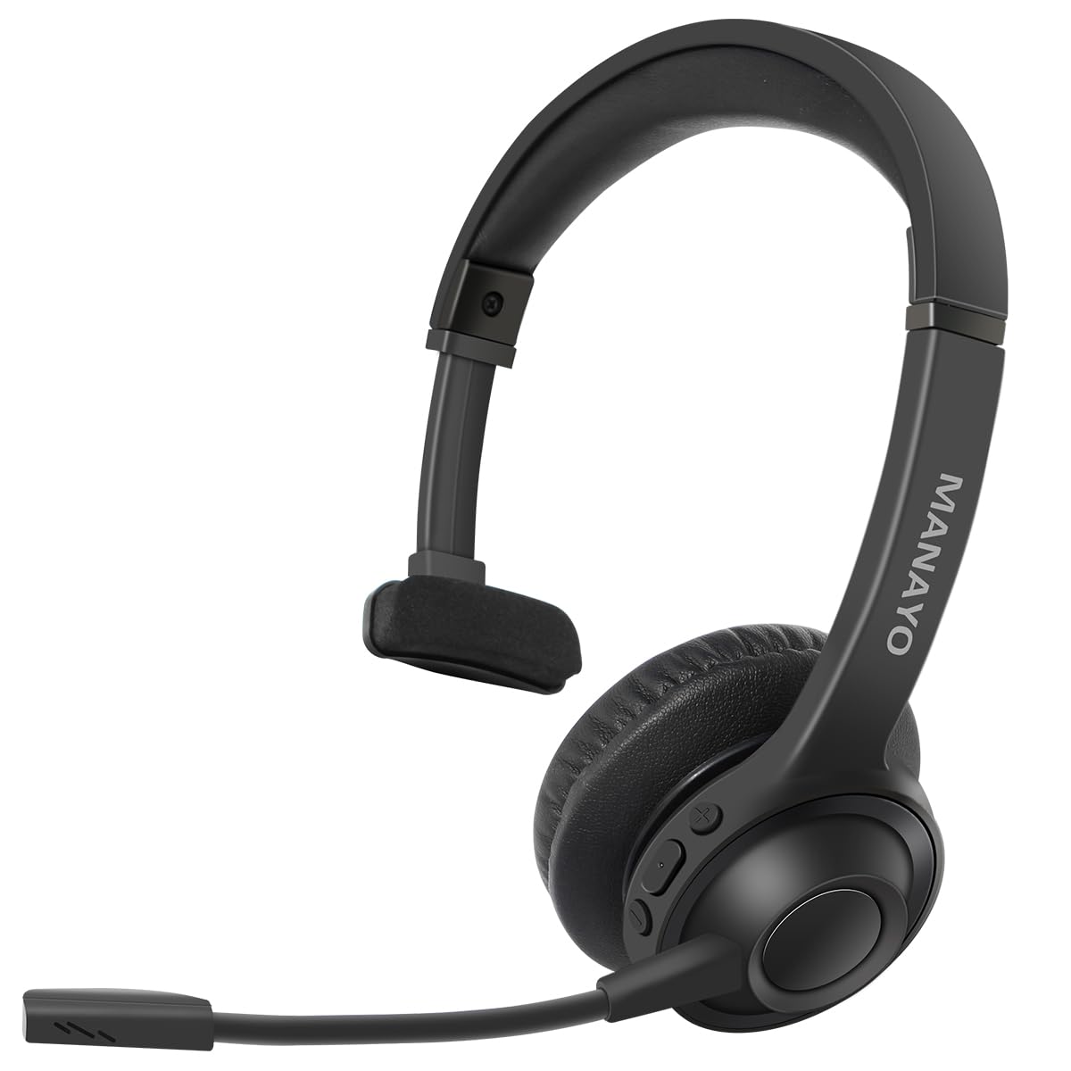 MANAYO Bluetooth Headset, ENC Wireless Headsets with Microphone for