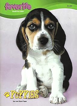 Paperback Favorite Book to Color: Puppies Book