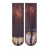 Chaussettes 3D pour animaux: Nous avons divers modèles de pattes d'animaux parmi lesquels choisir, chat, chien, éléphant, tigre, cheval, aigle, cochon, âne, zèbre et dinosaure