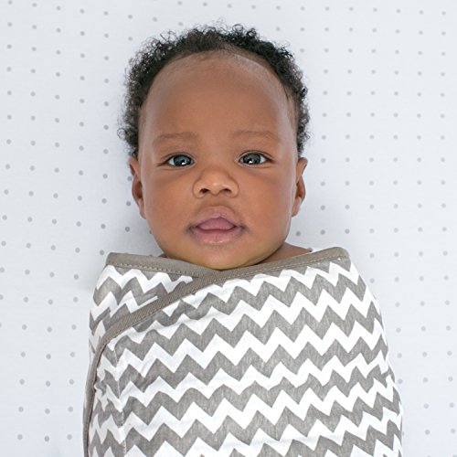 image for Ziggy Baby Swaddle Blanket, Adjustable Infant Baby Wrap, Soft Cotton i