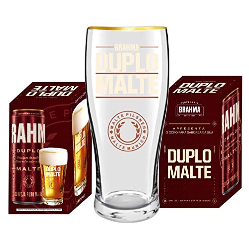Copo Brahma Duplo Malte 425Ml- GLOBIMPORT
