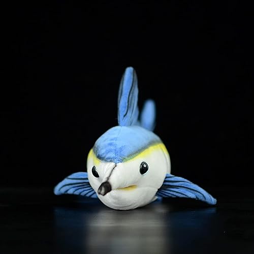 Miniatura 3 de Juguete de peluche de pez Marlin de simulación, animales realistas de 18.5 pulgadas, animales de peluche azul Marlin, muñecas de felpa súper suaves