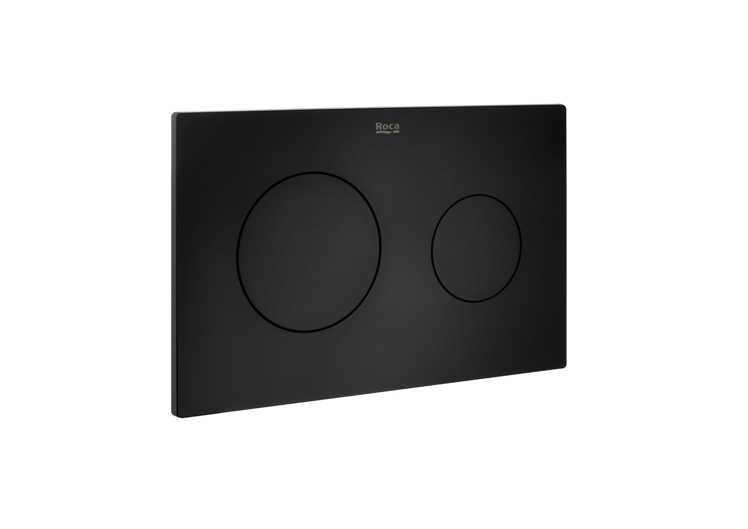 Roca A890189206 Placa Accionamiento Descarga Dual, PL10 Dual, Color Negro Mate