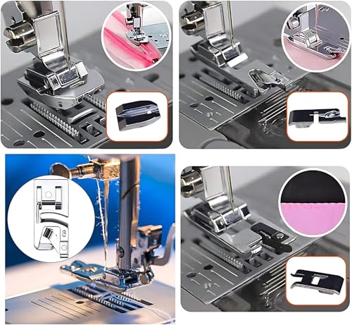 Set de 32 pies para máquina de coser doméstica miniatura 4