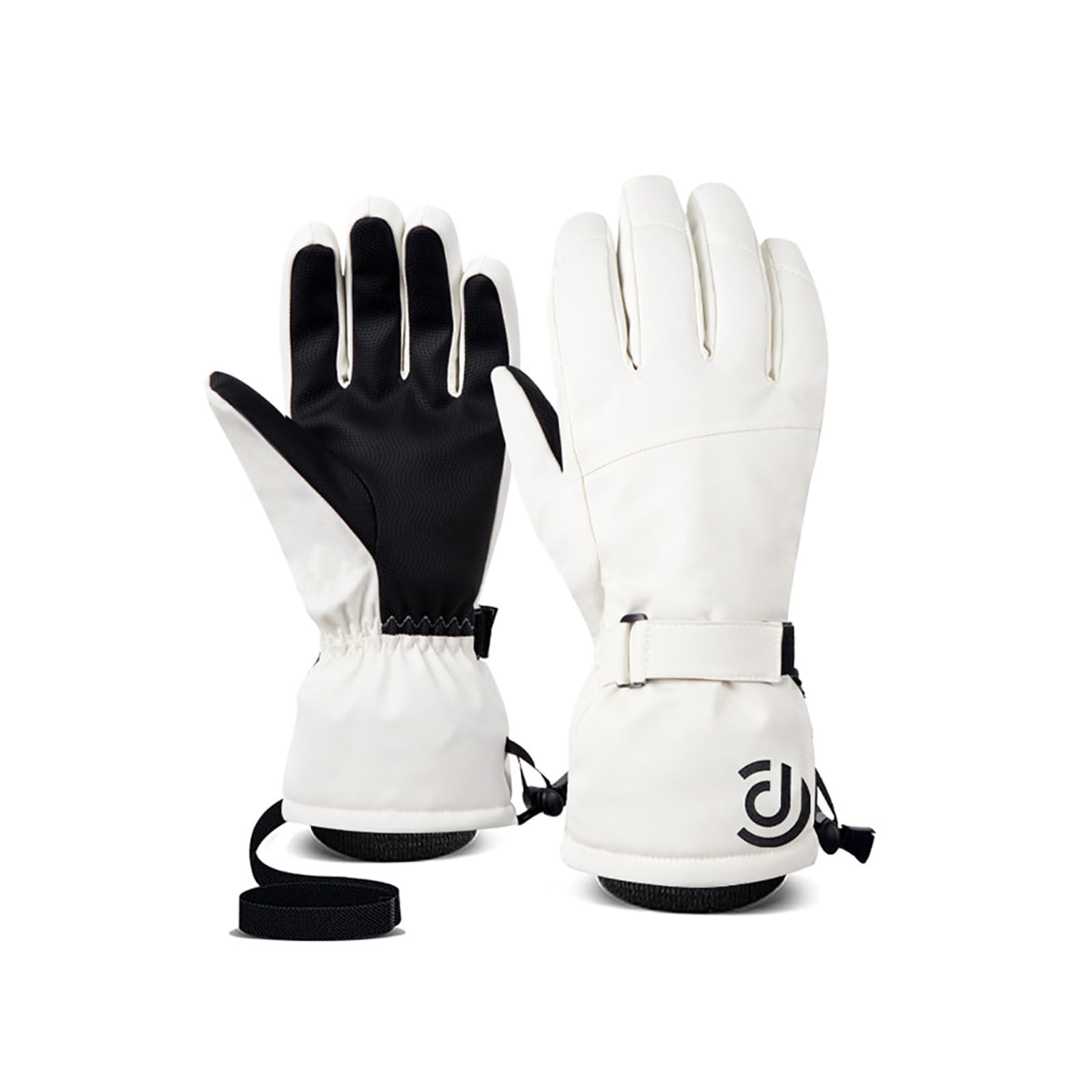 Guantes de esquí para Hombre, Guantes para Clima frío para Mujer, Guantes de Invierno a Prueba de Viento, cálidos, de Lana con Pantalla táctil, Antideslizantes, para Ciclismo y esquí