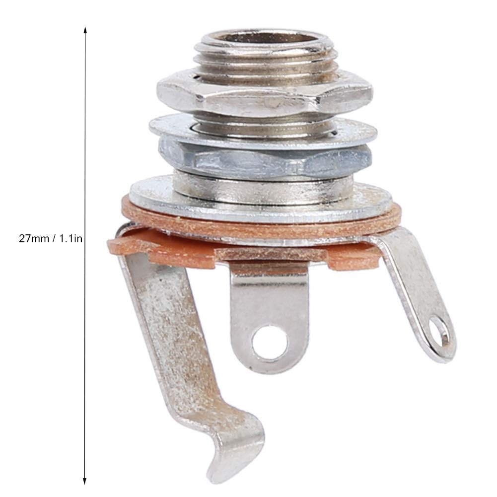 10 Sztuk Gniazdo Wejściowe Mono, 6.35mm Switchcraft 1, 4 Jack Mono żeńskie Gniazdo Wejściowe do Gitar Elektrycznych Basy Akcesoria do Instrumentów Muzycznych
