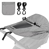 🌞 Einfache Montage und Aufbewahrung: Sonnensegel Kinderwagen UV Schutz passt für die meisten Kinderwagen, ist leicht und tragbar und lässt sich einfach anbringen und abnehmen. Einfach am Gestänge einhängen, die Druckschnalle befestigen und auch leicht abnehmbar. Sie können ihn zusammenfalten und in einem Kinderwagenkorb oder der mitgelieferten Aufbewahrungstasche verstauen und überall hin mitnehmen.