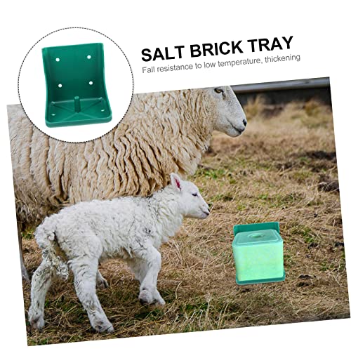 Boîte à sel pour moutons au pâturage auge plastique élevage