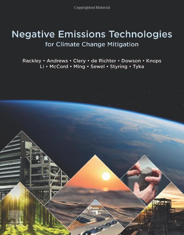 Negative Emissions Technologies for Climate Change Mitigation