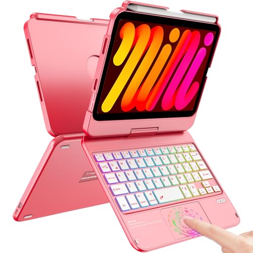 FUWANG ^b`pbhL[{[hP[X iPad mini 7 A17 Pro 2024 & Mini 6 2021 8.3C`p - 360°] 7F obNCgL[{[h iPad mini 7 6 yVz_[t 