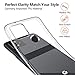 SNOSHO for Google Pixel 5 Clear Slim Case,Thin Silicone TPU Flexible Soft Gel Lightweight Anti-Scratch Shockproof Protective Case Cover for Pixel 5, Crystal Clear