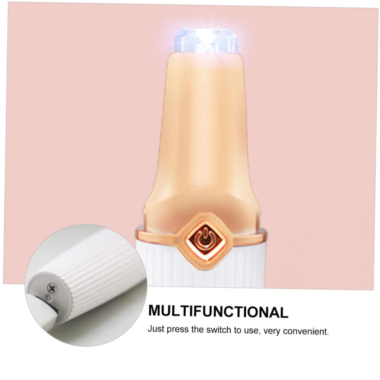 4 Piezas Afeitadora Multifuncional Eléctrica para Mujeres con USB Recortadora de Cejas y Depiladora Facial Herramienta de Eliminación