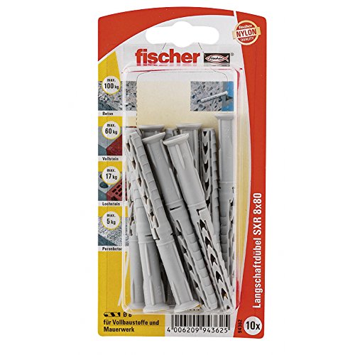 Fischer, 94362, Fissaggio carta SXR, 8 x 80 K SB