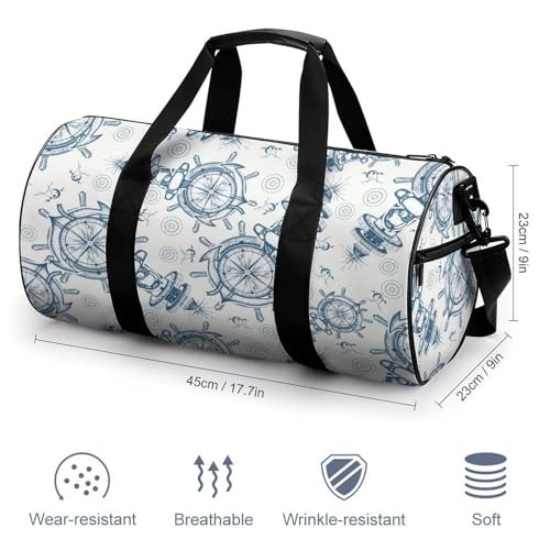 Sac de voyage boussole de phare imperméable et compact de 45cm pour le camping - 2