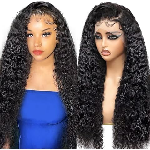 Water Wave Human Hair Wig 24 Inch Cover