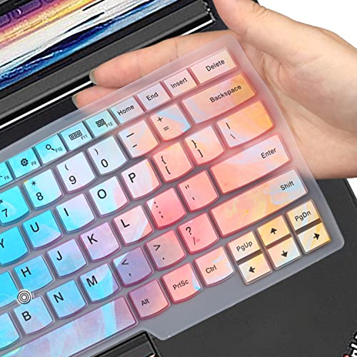 Image of Keyboard Cover for 14 inch Lenovo Thinkpad T14 Gen 2 /1, E14 Gen 4 /3 /2, T14s Gen 3 /2 /1, L14 Gen 3 /2, Thinkpad T490 T495 T480 T480S T470, ThinkPad P14s, X1 Carbon 8th /7th /6th, Thinkpad X1 Extreme Gen 1 2 3