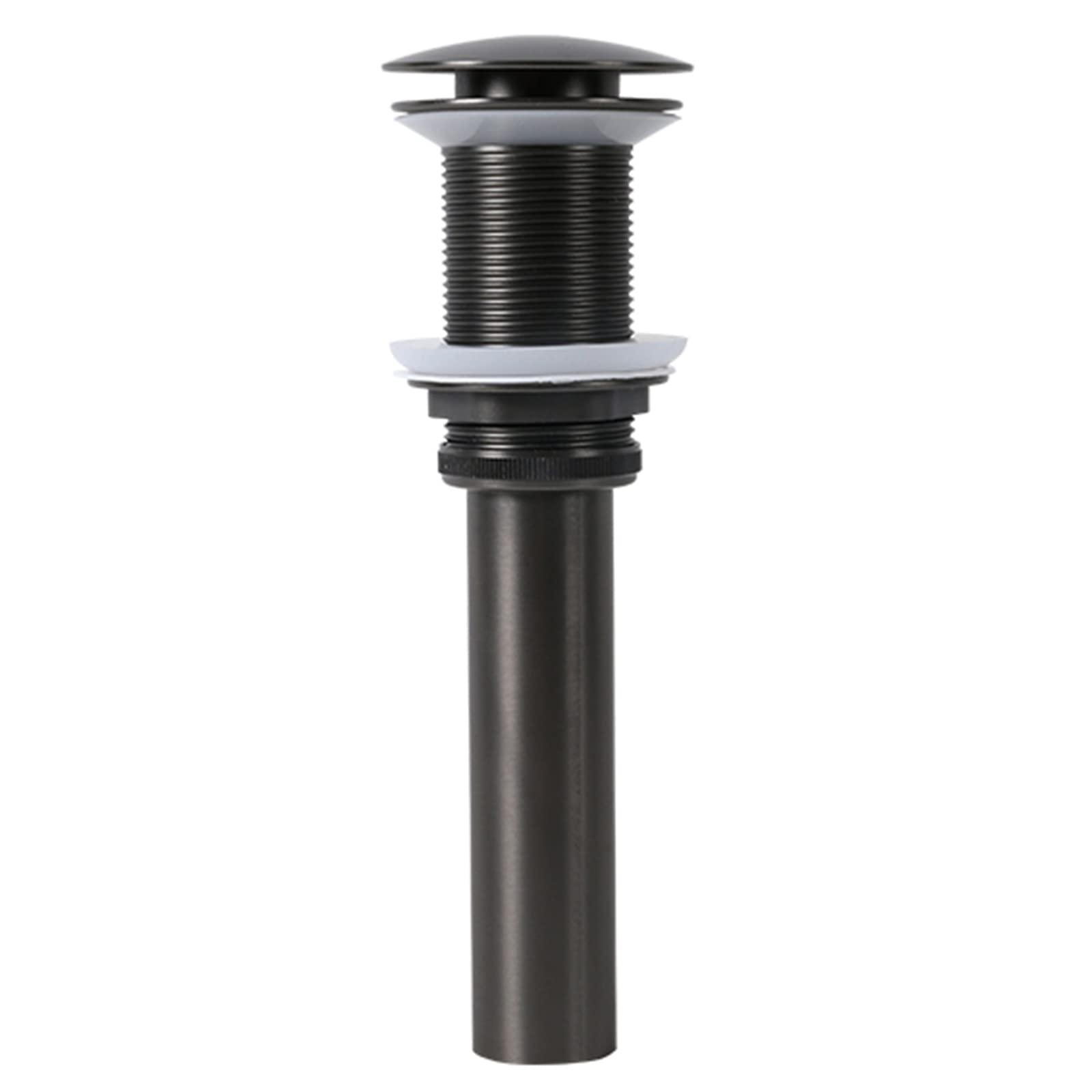 Piletta Lavandino senza Troppo Pieno Piletta Lavabo Bagno Pop Up Piletta Bidet Click Clack Ottone Universale G1 1/4“ Per Lavabo Con Rubinetto Del Bagno,grigio
