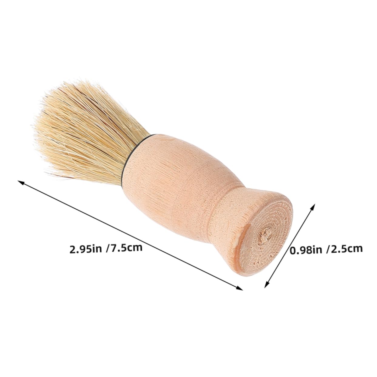 Healeved Men's Shaving Kit Beard Brush Hair Brush for Men Barber Equipment Beard Scrubber