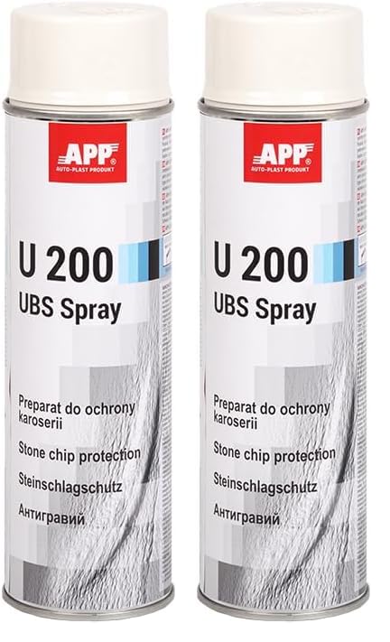 AUTO-PLAST PRODUKT Steinschlagschutz weiß (Packung mit 2)