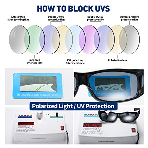 Duco Wraparound Fitover Glasses Polarized Wear Over Sunglasses For Men Women Uv Protection Sun Glasses Driving 8953 #TOP4