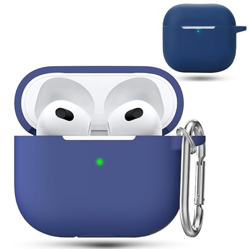 For airpods 3 �P�[�X [ESEENN] �Ή� airpods 3 �_�炩�����K�ȃV���R���f�ށi�J���r�i�t�� �j�����̖h�~ �����h�~ �L�Y�h�~ �ϏՌ� �����[�d�\ �h�� �h�o �i�u���[)