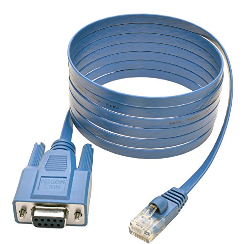 TRIPP LITE RJ45 to DB9F Cisco Serial Console Port Rollover Cable (P430-006),Blue