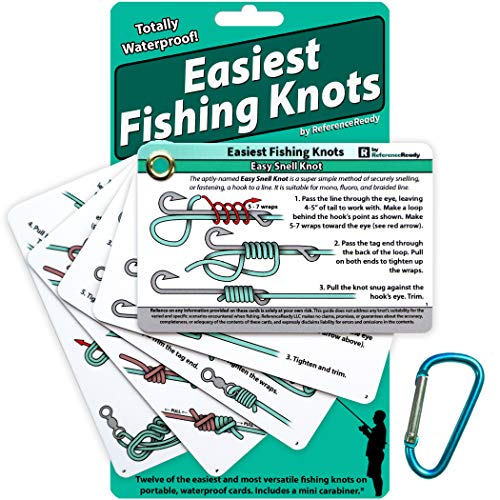 A waterproof laminated pocket card that teaches you 12 essential fishing knots — the kind of stocking stuffer that's actually useful on the water.