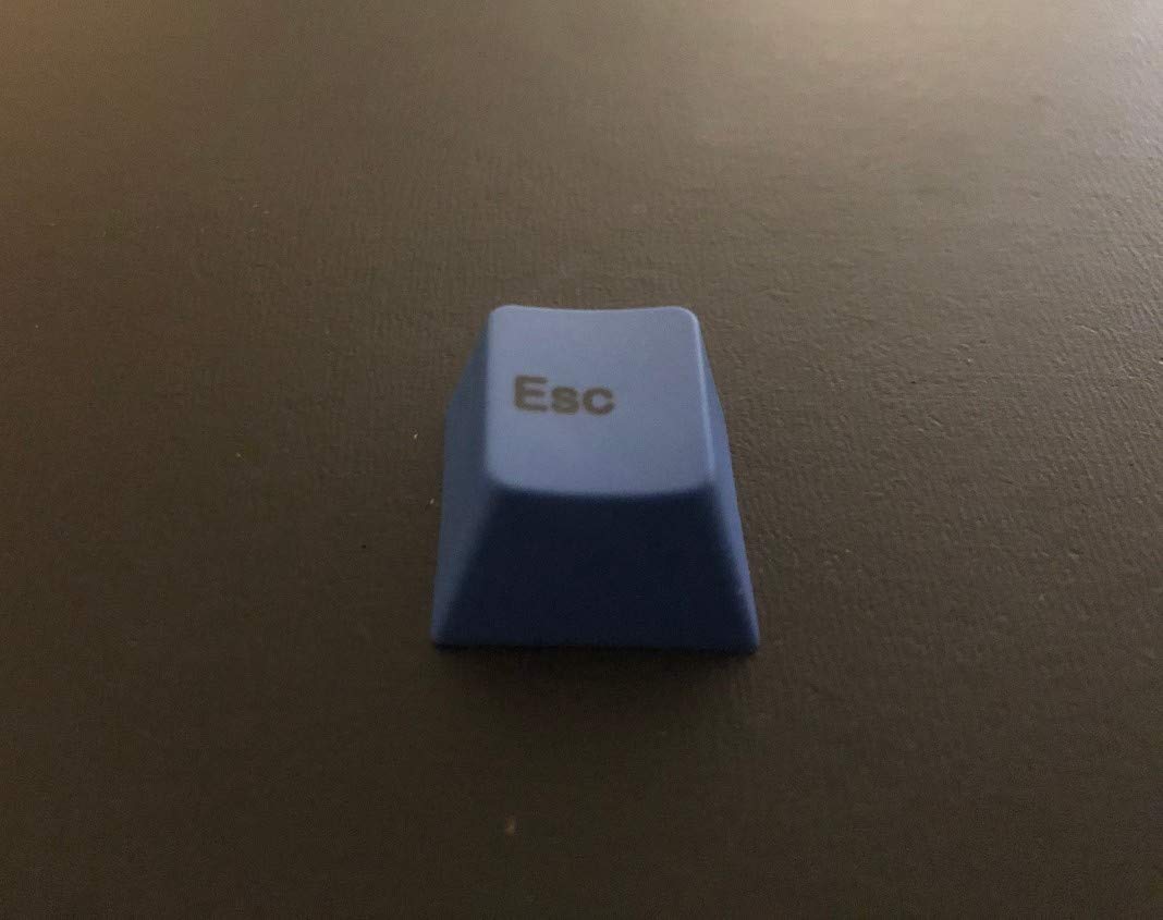 Mugen Custom Dark Blue Escape Key Keycaps for Cherry MX Switches - Fits Most Mechanical Gaming Keyboards - with Keycap Puller