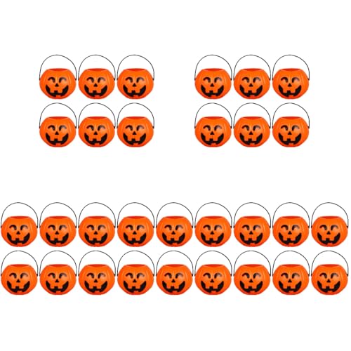 ハロウィン 飾り カボチャ バケツ かぼちゃ 置物 かぼちゃ 装飾 ハロウィン バケツ 小道具 ハロウィン パーティー 秋の装飾 感謝祭 撮影 装飾 30個