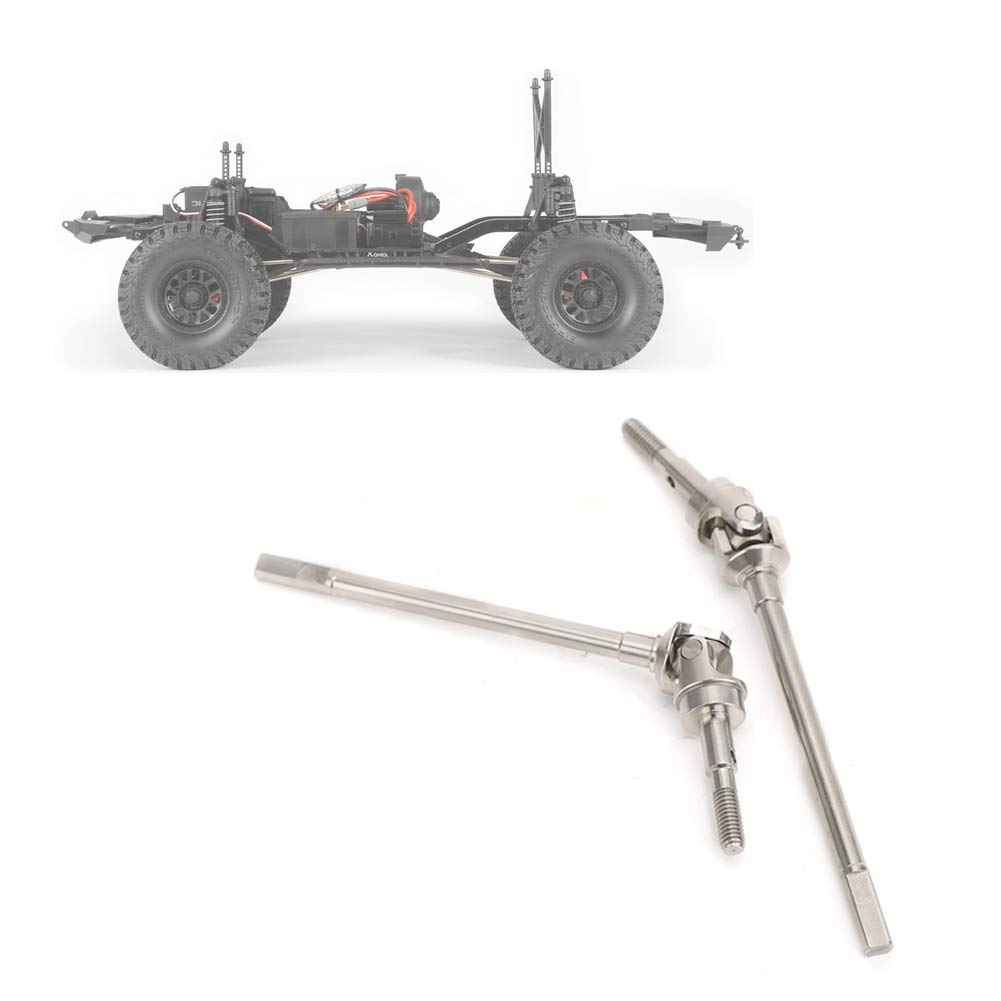 KIMISS Assale Posteriore Anteriore, per Axial SCX10 II 90046 90047 Axial Scx 10 Albero di Trasmissione Montare Semiassi 1 10 Modello di Auto RC