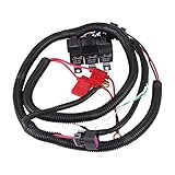 WMPHE Dual Electric Fan Upgrade Wiring Harness Kit Compatible with Chevy GMC GM Truck SUV 1999 2000 2001 2002 2003 2004 2005 2006 ECU Control, Electric Cooling Fan Relay Wire Harness Kit 7L5533A226T