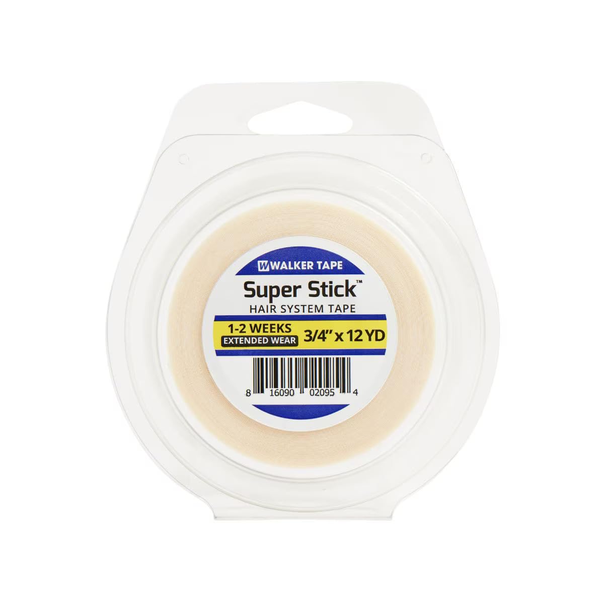 Lace Front Support Double Sided Lace Front Tape - Long Bonding Hold for Wigs and Hair Extensions - Good Strong Flexible Grip - Safe and Easy to Use - 3/4" x 12 yards (WKR-LF-M2)