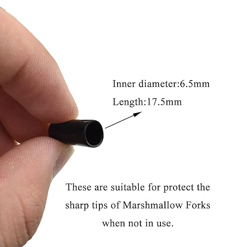 Miniatura 2 de Tapones redondos de goma para pernos, tapa de tornillo, protectores de rosca de rosca de 14 de pulgada, diámetro interior, 0.689 in de longitud,