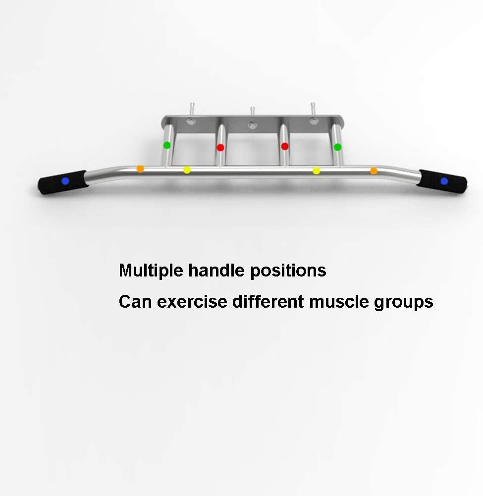 AGYH Wall-Mounted Horizontal Bar, Stainless Steel Pull-up Exercise Bar, Upper Limb Muscle Strength Training Equipment, Load-Bearing 250KG