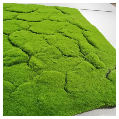 Faux Moss Rug Waterproof Simulated Moss Carpet for Vertical Gardens Home Decoration(5 Size)