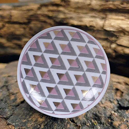 Devik Decor Ceramic Door Knobs - Vintage Gold & White Antique Drawer Knobs, Home Decor Hardware, Ceramic Pulls For Home & Kitchen, Decorative Room (8) #TOP2