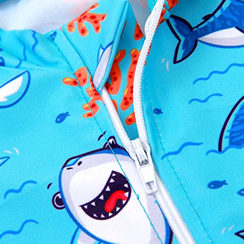 Fermetures éclair pour bébé garçons sur maillot de bain avec short - 7