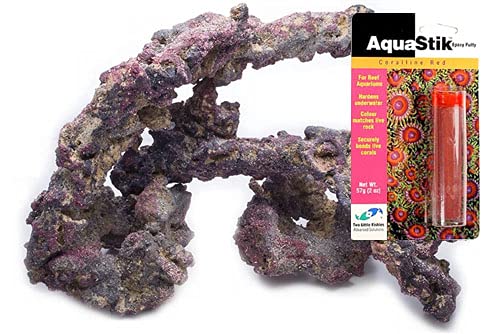 CaribSea Shapes, 20 pounds & Aquastick Epoxy Bundle (2 Items)