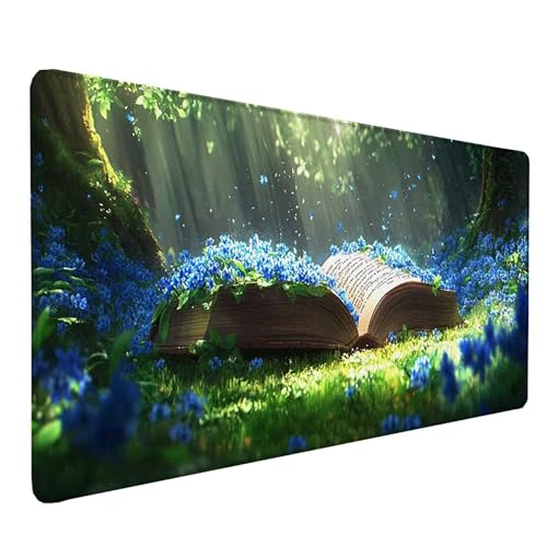 Tapis de souris géant vert 150x80 cm, idée cadeau femme originale pour bureau