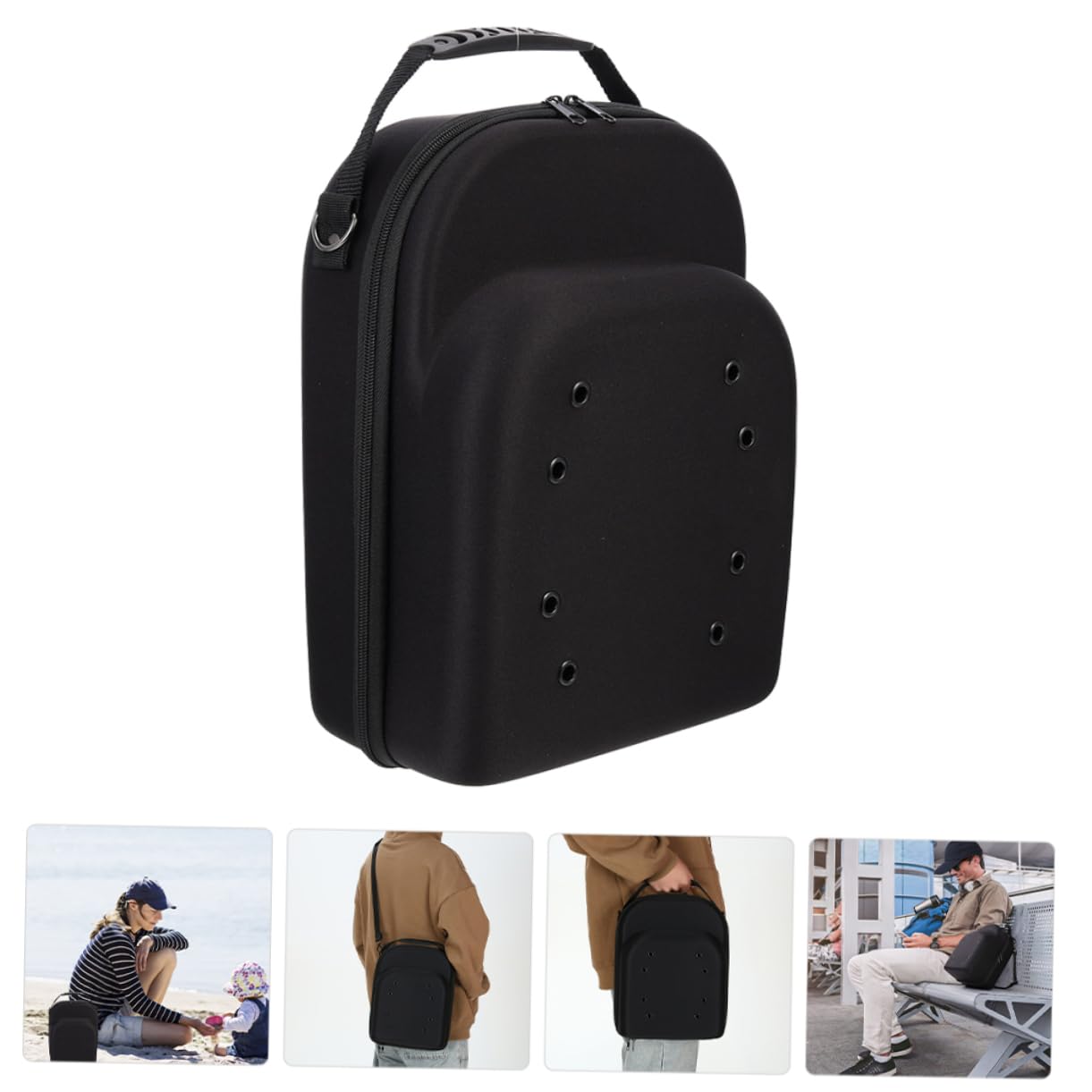 BESPORTBLE Baseball Cap Holder Bag Sturdy Eva Travel Cap Case Storage Organizer Shockproof Baseball Hat Rack