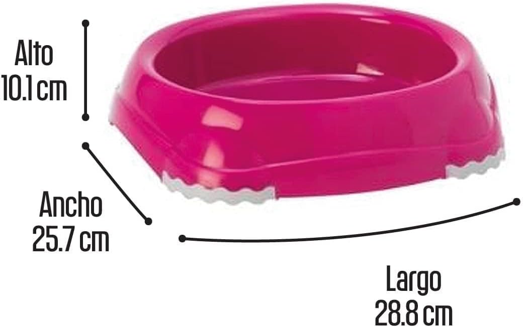 Moderna Smarty Bowl Color - Pink, Sizes - XL L 28.8 x W 25.7 x H 10.1 cm