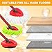 YZJAJZY Mop Heads Replacements for OCedar EasyWring 1 Tank Spin Mop System, Mop Replace Head with 2 Microfiber Mop Head Refills, 2 Chenille Mop Pads,1 Scrub Brush, and 1 Mop Base Set Combo