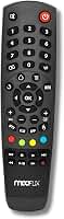 Controle Remoto Compatível com Receptor Meoflix Flixter QBIC EVA TV Box – Substitui Controle Original – Infravermelho IR – Pronto para Uso – Preto