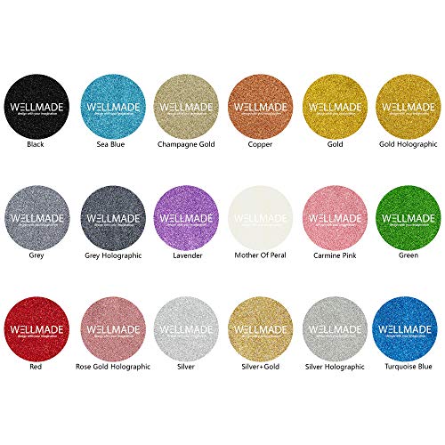 150G/5.3Oz Wellmade Glitter Paint Additive For Wall Paint-Interior/Exterior Wall, Ceiling, Wood, Metal, Varnish, Dead Flat, Diy Art And Craft (150G/1Bag, Rose Gold Holographic) #TOP5