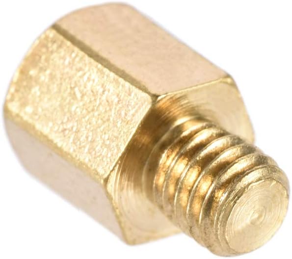 sourcing map M3x6mm+3mm Male-Female Brass Hex PCB Motherboard Spacer Standoff for FPV Drone Quadcopter Computer & Circuit Board 100pcs - Image 4