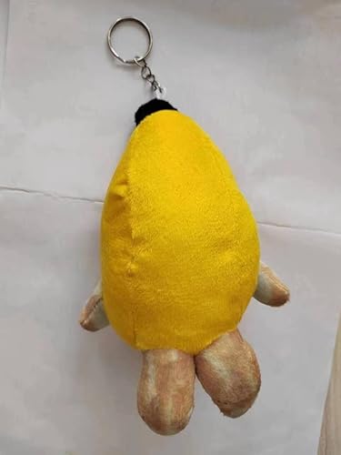 Miniatura 6 de Lindo peluche de gato de plátano con 4 sonidos de llanto diferentes, muñeca de plátano de felpa que grita, regalo novedoso, llavero de peluche para