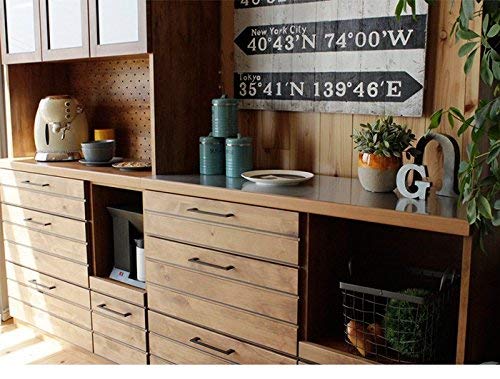 Amazon｜LINA リナ 120カウンター キッチンカウンター 食器棚