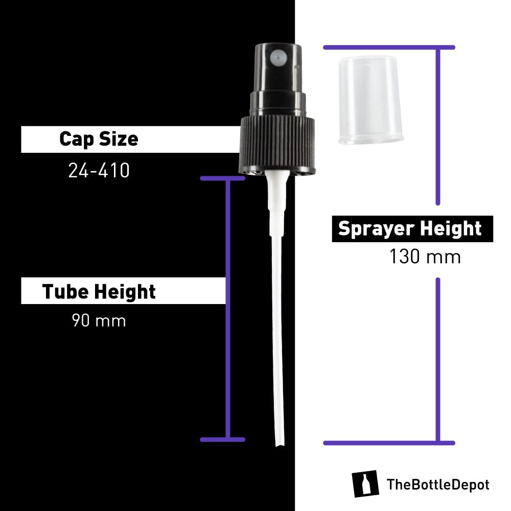 The Bottle Depot 7 Colrs Avail Bulk 12 Pack 4 oz Amber Frosted Glass Bottles With Spray; Wholesale Quantity for Essential Oils, Serums with Pretty Finish to Protect and Preserve Quality