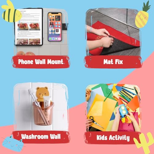 Image of DIY Crafts Double Sided Tape for Walls, Picture Hanging Strips Removable Mounting Dots Adhesive Heavy Duty, Removable for Art Craft, Decoration, Party Supplies, Multipurpose White Pcs :- (101)
